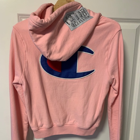 Vetements x Champion pink sweatshirt - Picture 1 of 7